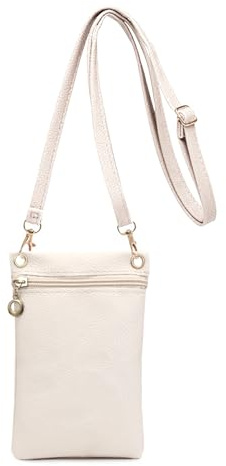 Energather Small Phone Bag, Soft PU Leather Mobile Phone Bags for Women, Mobile Phone Pouch Bag Crossbody Phone Bag