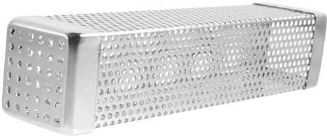 FUNOMOCYA Scatola per Affumicatura Portatile per Barbecue capacità in Acciaio Inox con Fori per Verdure