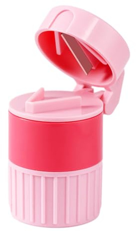 Frantoio E Taglierina Per Pillole - Frantoio Per Pillole | Portapillole Portatile | Macinino Polverizzatore 4 In 1 | Frantoio Divisore Per Compresse | Schiaccia Pillole | Frantoio E Smerigliatore