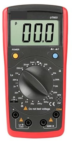 1 pz UT601/UT603 Misuratore di induttanza e capacità Misuratore LCR Capacità Resistenza Condensatori Transistor Tester diodi(UT603)