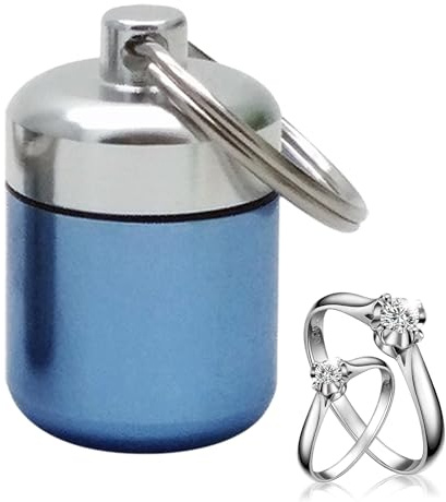 Metal Pill Box - Pocket Pill Box with Colorful Compartments, Space-Saving Storage Container with Sturdy Construction | for Travel Jewelry Earplugs Pills Storage