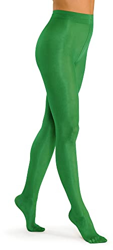SOLIDEA Damen-Strumpfhose Venus 70 abgestufte Kompression 12/15 mmHg Strumpfhose mit abgestufter Kompression für Frauen, Strumpfhose 70 Geld (Grün, 44), grün