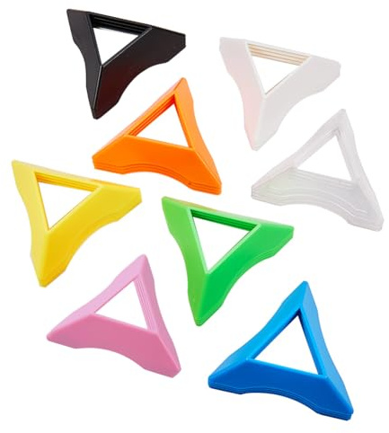 PandaHall Elite 32 stücke 8 Farben Kunststoff PandaHall Elite 32 stücke 8 Farben Kunststoff Geschwindigkeit Magische Würfel Basis Halter Rahmen Zubehör, GeschenkeGeschwindigkeit Magische Basis Halter