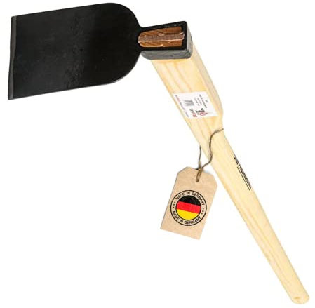 Kleinhacke - Profi-Gartenhacke aus Spezialstahl und sehr robust - 135cm Stiel - für weiche und Harte Böden von SHW-FIRE