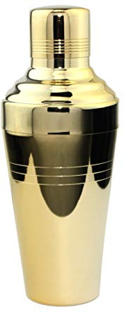 Yukiwa Baron - Coctelera de cóctel (51 cl), color dorado