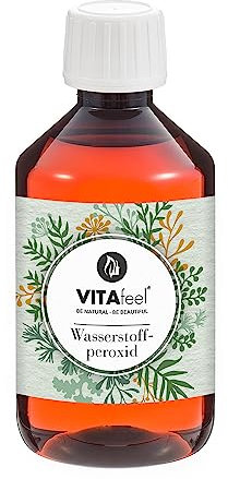 GreatVita VitaFeel Wasserstoffperoxid 250 ml - 3% Lösung | Hochreine Qualität, ohne Stabilisator | Vielseitig einsetzbar für Haushalt und technische Anwendungen