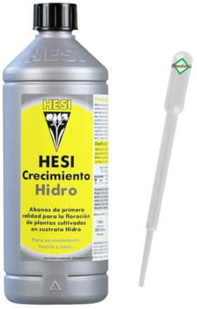 Weedness Hesi Hydro-Wuchs 5 Liter - Hydro-Kultur Grow Dünger Naturdünger Zimmerpflanzen Bio Flüssig Organischer Blüteboost