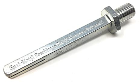 Wechselstift FDW Länge100mm Vierkant 8mm Eisen verzinkt Vierkant Vierkantstift dorn nuss mmverzinkt für Fenstergriffe und Türdrücker verzinkt DIN 182/3 FS 8008783