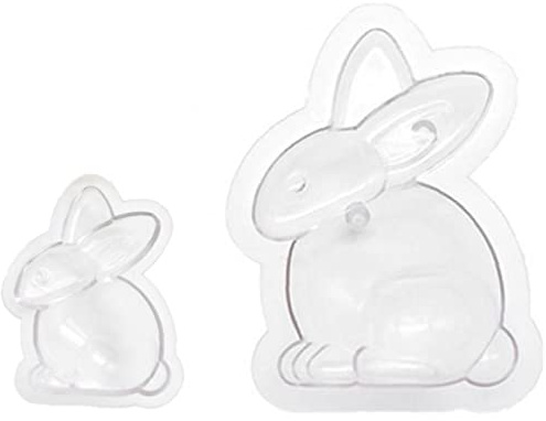 Danlai 2pcs 3d Easter Rabbit Silicone Mould Bunny Cake Mold Fondant Chocolate Handmade Mold