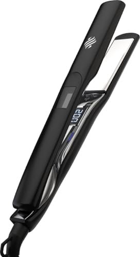 Ace & Taylor Keramik Lockenstab mit Ionen-Technoologie - Frizz-freie Locken - Einstellbare Temperatur 100°C - 210°C - Mit Hitzeschutzhandschuh