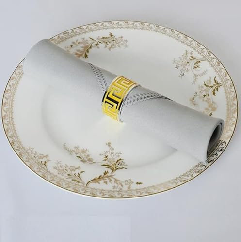 LAMPPE Weiche Stoffservietten Stoff Servietten 23 Farben Tisch Serviette Hochzeitsdekoration Schlicht Polyester Serviette für Hotel Restaurant Geburtstagsfeier Falten fleckenbeständig