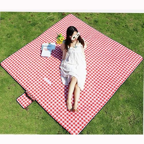 Wasserdichte, langlebige Picknickdecken for die Familie im Freien, faltbare, sanddichte Strandmatte for Kinderspielplatz, Camping, Park, Wandern, Gras, Reisen ( Color : Color A , Size : 2*2m )