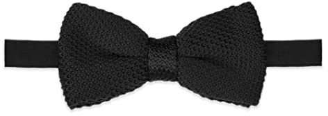 THE GENTS LAB Kinder-Fliege, 100 % Polyester, viele Farben, Schwarz , Length - Adjustable to fit up to neck size 15 inches. Width - 10cm.