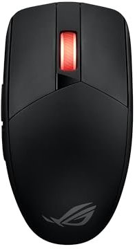 ASUS ROG Strix Impact III Wireless Gaming-Maus schwarz (optischer Sensor ROG AimPoint, ROG SpeedNova Wireless, Bluetooth, Lange Akkulaufzeit, ROG Omni Receiver: Tastatur und Maus über einen Dongle)
