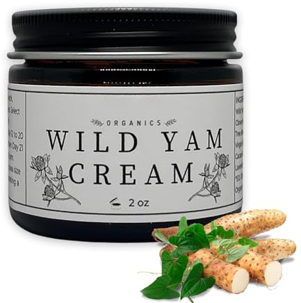Wild Yam Cream - Yamswurzelcreme für Damen - Feuchtigkeitsspendende Wild Yam Creme für den Hormonhaushalt - Bio-Wild-Yam-Wurzelcreme für Frauen - Organic Feuchtigkeitscreme Gesicht & Korper Hautpflege