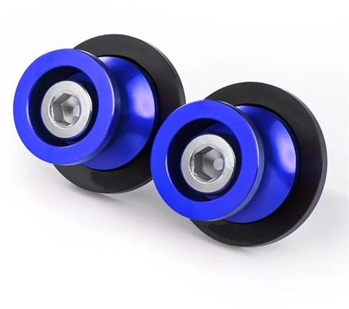 BLNETU Accesorios Motos para Kawasaki para V&ersys 650 para Versys650 2015-2023 Carretes Basculantes para Motocicleta Accesorios De Tornillos De Soporte Deslizante(Azul)