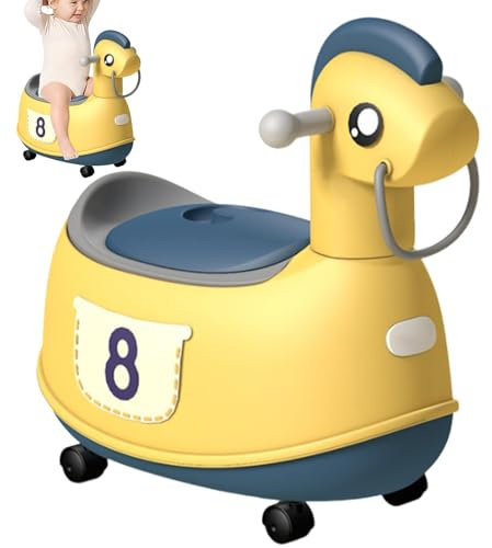 Goowafur Töpfchensitz für Kleinkinder,Töpfchensitz - Tragbarer Toilettensitz - Anti-Rutsch-Spritzschutz Gaurd Töpfchentraining Toilette Kinder Toilettenstuhl für Reisen Zuhause Auto