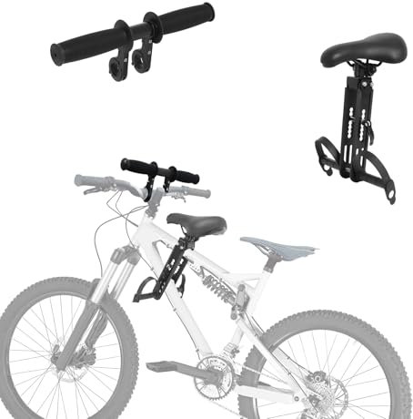 Child Bike Seat, Kids Bike Seat for Mountain Bikes, Front Mounted Bicycle Seats for Children, Front Mount Child Bike Seat, Detachable Cycling Child Seats for Children