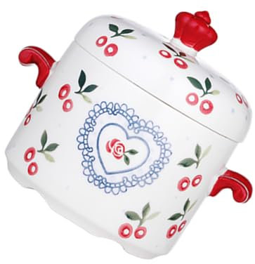 Amosfun 1 Pc Piccola Tazza Da Minestra Pentole Di Terracotta Zuppiera Con Coperchio Pentola Di Terracotta Per Cucinare Gadget Da Cucina Piccoli Vasetti Con Coperchi Stufato Cinese Ceramica