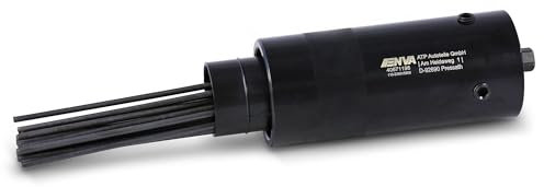 ENVA Nadelentroster Kopf für Druckluft Meißel Nadelentroster Aufsatz mit 10 mm Sechskantschaft Ersatzkopf für Druckluft Nadelentroster und Nadelpistolen Ersatznadeln zum entfernen von Rost & Schmutz