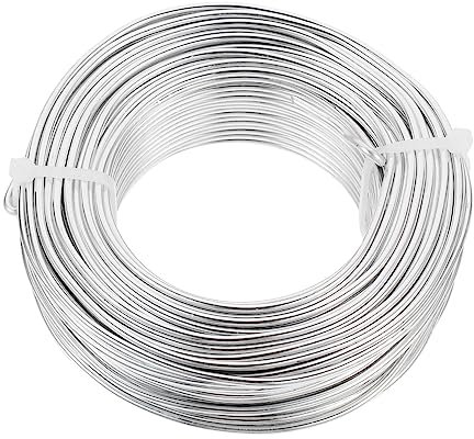 SEWOART Biegbaren Aluminiumdraht Schmuckdraht Für Bastelarbeiten Kranz Schmuck Perlen Blumen Korrosionsbeständig Formstabil