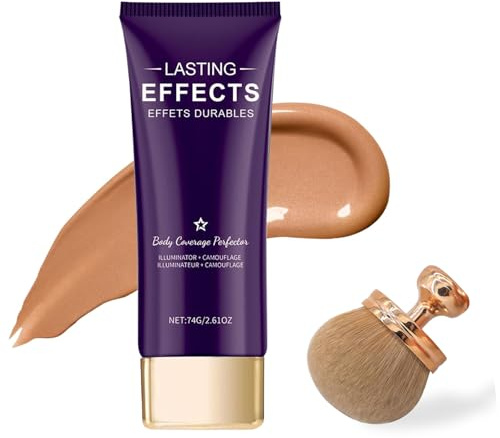 Body Coverage Perfector, wasserfestes Bein- & Körper-Makeup Tattoo Cover Up Makeup Körpercreme Perfekte Creme mit voller Wirkung Wasserfest & schweißbeständig Lang anhaltend (1)