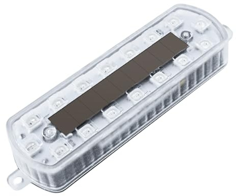 Yanayi Feux Stroboscopiques pour Voiture | Lumière Stroboscopique Solaire Sans Fil Multicolore | Éclairage D’Avertissement Et D’Urgence Automobile Pour Moto, Camion, Drone Et Châssis