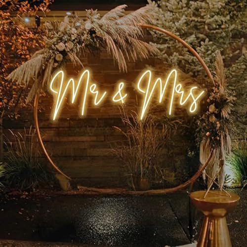 Mr & Mrs Custom Neon Sign, Wedding Decor | Personalized Gifts, Weddings Gift For Her