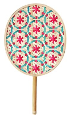 YTtkku Palmas de abanico naturales para verano, estilo chino, decoración de mesa de fiesta, boda, mano grande