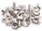 Cage Nuts And Screws M5x16 Carbon Steel Nickel Plated Cage Nut Tool 50 PCS