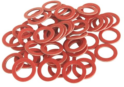 SOMATHERM FOR YOU, Lot de 50 joints en fibre 15/21 pour étanchéité des raccords d'eau froide et chaude, idéal pour installations sanitaires, résistant jusqu'à 70°C