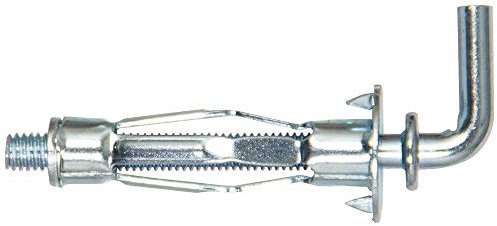 Upat Hohlraumdübel UH 5x65 H, Haken, 50 Stück, Der starke Hohlraumdübel aus Metall mit metrischem Innengewinde und Schraube für ein mehrfaches Lösen und Befestigen des Anbauteils.