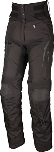 Modeka Elaya Señoras Chaqueta Textil de Motocicleta (Black,44)