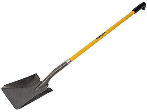 Roughneck ROU68144 Lång Skovel-Fyrkantig, Gul och Svart