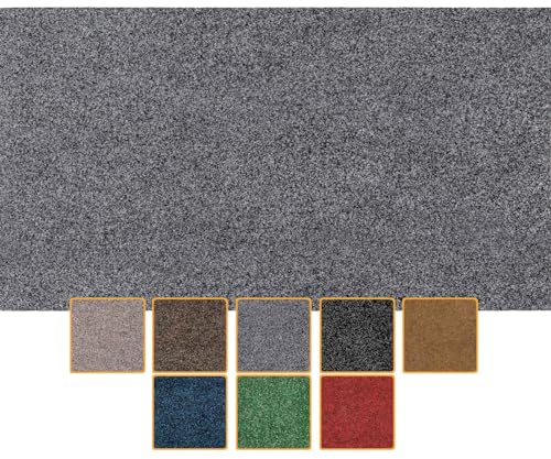 ANRO Fußmatte Schmutzfangmatte Türmatte rutschfest Fußabstreifer abwaschbar robust für Eingang, Haustür, Flur innen & außen Poet, 50 x 100 cm (Rechteckig)