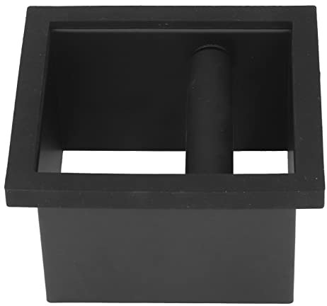 Cassetta per Caffè, Cassetta per Fondi in Acciaio Inossidabile Cassetta per Fondi Incorporata Apparecchi per Caffè Secchiello per Fondi di Caffè Piccolo con Leva Rimovibile e Base Antiscivolo