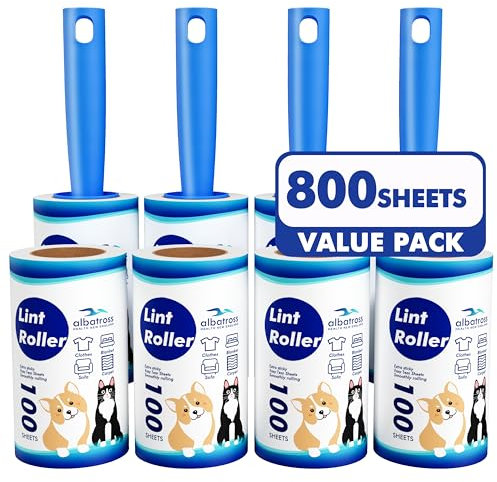 Lint Rollers (800 Sheets lint Remover for Pet Hair, Couch, Clothes Furniture and Carpet.