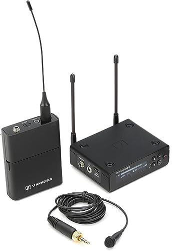 Sennheiser Kit Système Micro-Cravate numérique Portable sans Fil EW-DP ME2 Set (R4-9) UHF omnidirectionnel ME2 - Noir (700012)