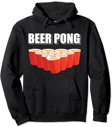 Beerpong Herren Bier Pong Bierpong Pullover Hoodie