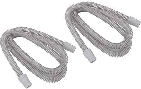 2 Stück Universal-CPAP-Schläuche, Flexibler Atemmaschinenschlauch mit 70,9 Zoll Länge, CPAP-Schlauch, Kompatibel mit Den Meisten Geräten und Den Meisten CPAP-Geräten