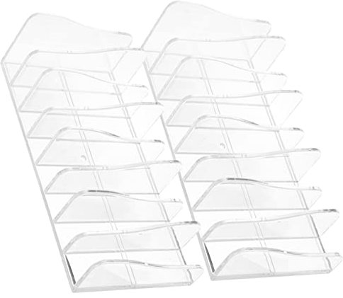 Housoutil 2stücke Transparente Lidschatten Palette Organizer Praktischer Kosmetik Aufbewahrungshalter Für Schminkutensilien Für Ordentliche Anordnung Von Make-up Und Pflegeprodukten