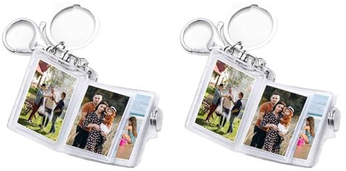 Janasiba 2 miniálbumes de fotos, llaveros, 16 fotos, contador, , regalos de bricolaje para novia