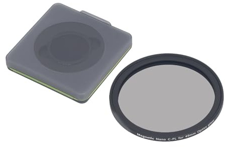 Filtros de Lentes CPL para GR2 GR3 GR3X y Otras Cámaras Filtros CPL de 49 Mm con Nanorrevestimiento Filtro de Lente de Cámara Polarizador Circular de Vidrio óptico HD para