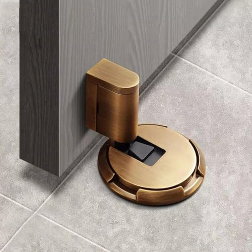 Tope Mecánico Para Puerta de Piso, Resistente al Viento, Para Interiores, Altura Ajustable, Sin Taladrar Con Tornillos