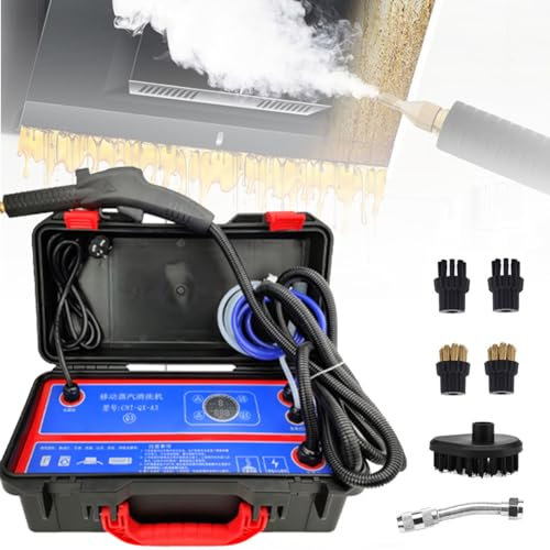 Limpiador a vapor de alta presión, máquina de limpieza multifuncional para electrodomésticos, motor de vapor de alta temperatura y alta presión, equipo de limpieza por impulsos para calefacción de s