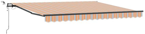 vidaXL Toldo retráctil Multicolor 400 x 300 cm Poliéster