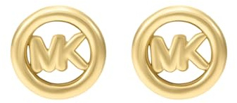 Michael Kors Damenohrringe aus vergoldetem Messing mit sicherem Stecker