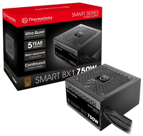 Fuente de alimentación para PC Thermaltake Smart BX1 SE 750W (80+ Bronce) - Negro