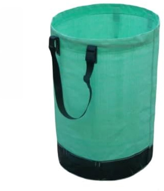 Homeponnew PE Gartenabfallsack, 120L / 180L / 270L Schwerlast für Laubsammelsack zur Hofreinigung, tragbare Aufbewahrungstasche mit stabilen Griffen (120L)