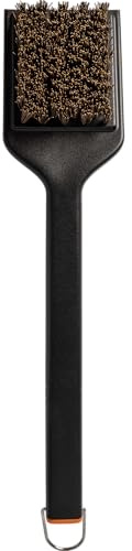 Traeger Grills Hot n' Cold Grill Cleaning Brush – Natural Palmyra Bristles for Hot & Cold Grate Scrubbing, Deep Clean & BBQ Maintenance